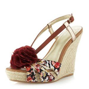 Seychelles Rogers Espadrille in Whiskey, Sz 10